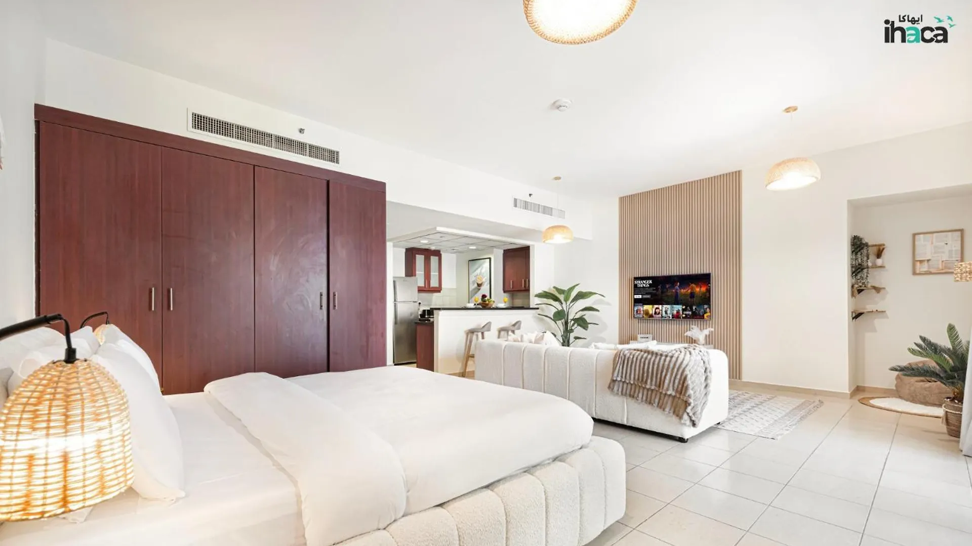 Apartamento Boho Studio Beachfront Ain Sea View Jbr Walk 1Min Dubái